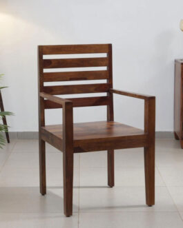 Wooden Arm Chair In Provincial Teak Finish